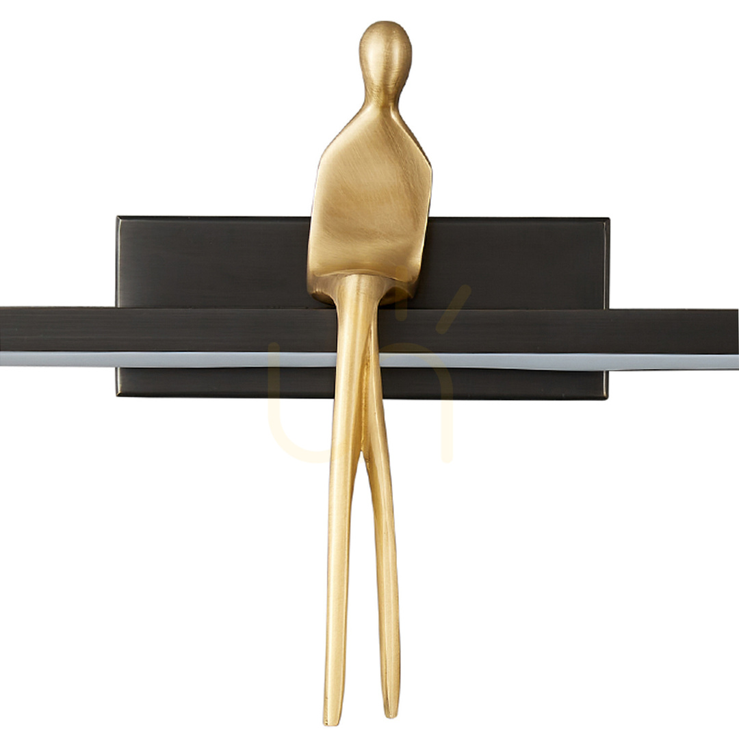 Pokaż Lampa ścienna AMICI czarna 31 cm Lampa ścienna AMICI czarna 31 cm