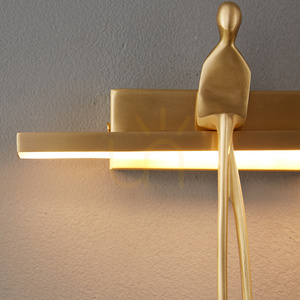 Lampa ścienna AMICI złota 31 cm 2 Lampa ścienna AMICI złota 31 cm small 2