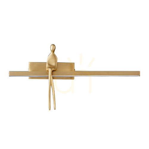 Sprawdź Lampa ścienna AMICI złota 31 cm