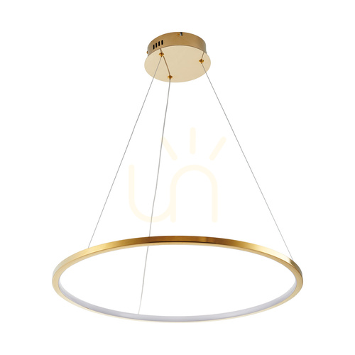 Sprawdź Lampa wisząca CIRCLE SLIM 60 LED złoty 60 cm
