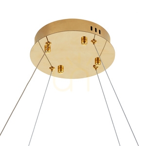 Lampa wisząca CIRCLE SLIM 120 LED złoty 120 cm small 5
