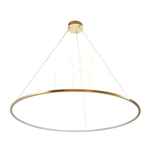 Lampa wisząca CIRCLE SLIM 120 LED złoty 120 cm small 0