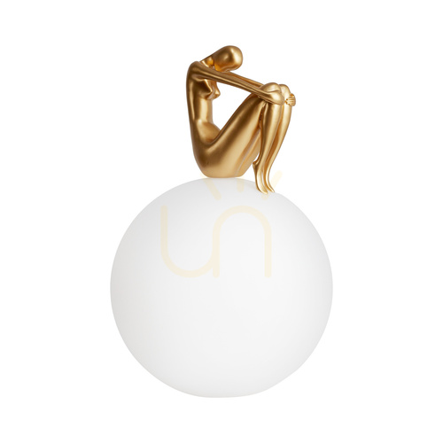 Sprawdź Lampa stołowa WOMAN-2 złota 35 cm