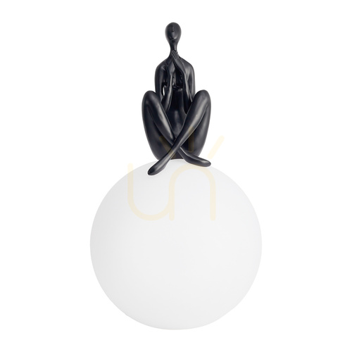Sprawdź Lampa stołowa WOMAN-3 czarna 35 cm