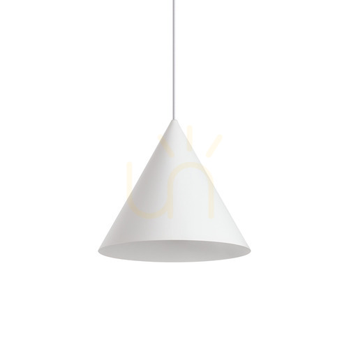 Sprawdź Lampa wisząca Ideallux A-LINE 232720 biała 30 cm E27 metalowa