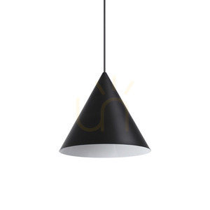 Lampa wisząca Ideallux A-LINE 232744 czarna metalowa E27 30 cm small 0