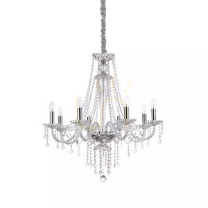 Lampa wisząca Ideallux Amadeus SP8 transparentna kryształowa 80 cm 168777 1 Lampa wisząca Ideallux Amadeus SP8 transparentna kryształowa 80 cm 168777 small 1