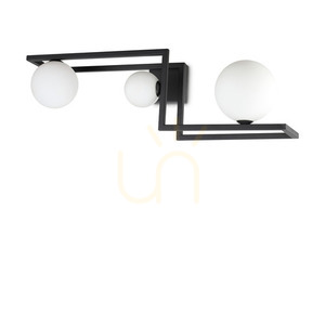 Plafon Ideallux Angolo PL3 Nero czarny 3xG9 68,6 cm 284286 small 0