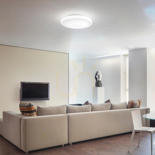 Sprawdź Plafon LED Ideallux Atrium PL D55 biały 29W 55 cm 265841