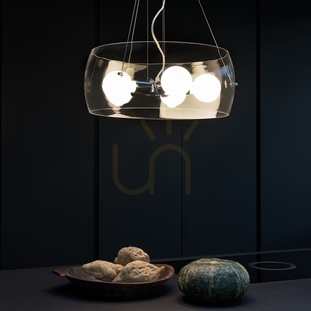 Zobacz Lampa wisząca Ideallux AUDI-10 transparentna 5xE27 48,5 cm 016863 Lampa wisząca Ideallux AUDI-10 transparentna 5xE27 48,5 cm 016863
