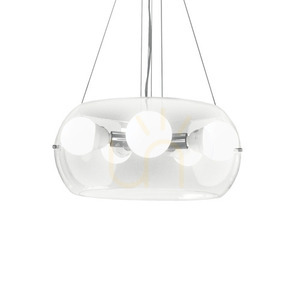 Lampa wisząca Ideallux AUDI-10 transparentna 5xE27 48,5 cm 016863 0 Lampa wisząca Ideallux AUDI-10 transparentna 5xE27 48,5 cm 016863 small 0
