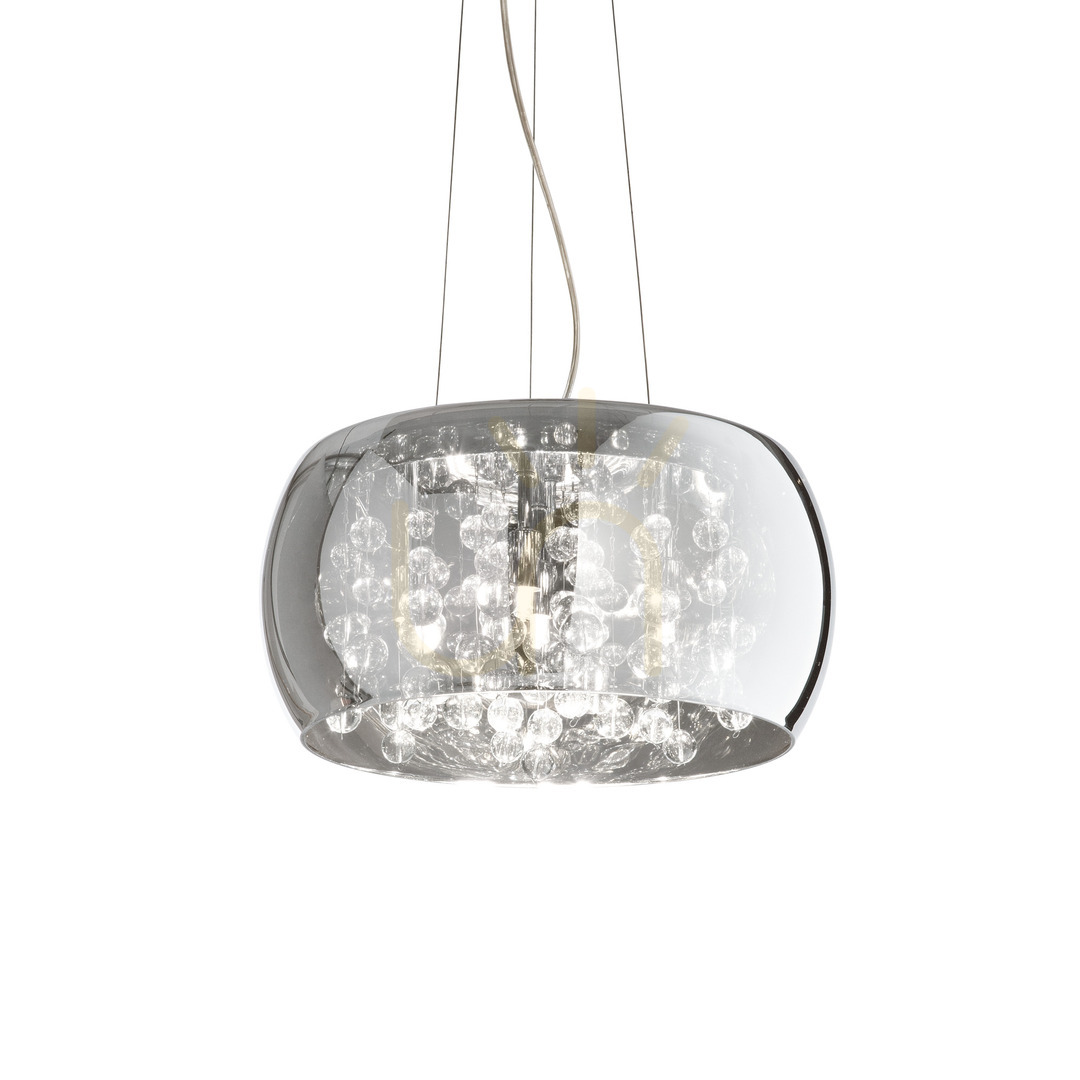 Sprawdź Lampa wisząca Ideallux AUDI-80 197661 przydymiona chrom G9 5x40W 40 cm Lampa wisząca Ideallux AUDI-80 197661 przydymiona chrom G9 5x40W 40 cm