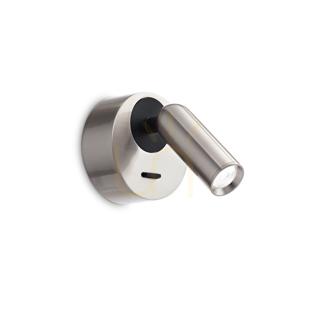 Sprawdź Kinkiet LED Ideallux Bean 260631 srebrny nikiel 3W 7 cm Kinkiet LED Ideallux Bean 260631 srebrny nikiel 3W 7 cm