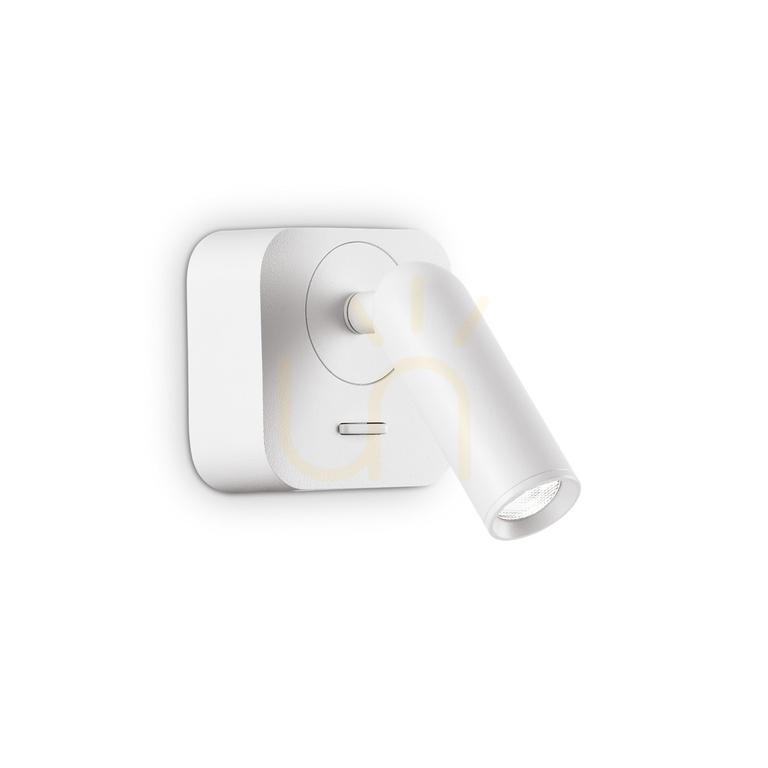 Sprawdź Kinkiet Ideallux BEAN AP SQUARE biały LED 3W 260648 Kinkiet Ideallux BEAN AP SQUARE biały LED 3W 260648