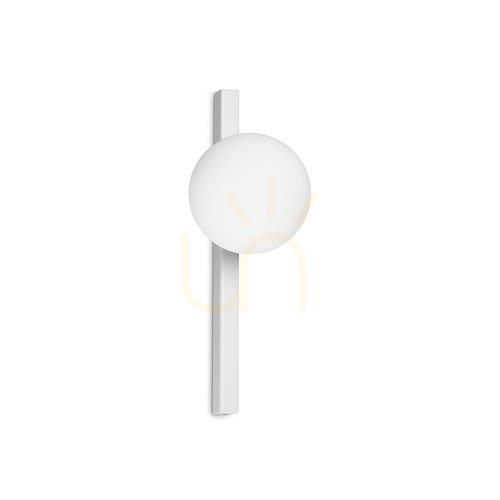 Sprawdź Plafon/kinkiet Ideallux Binomio 328478 biały G9 1x4W 33,3 cm