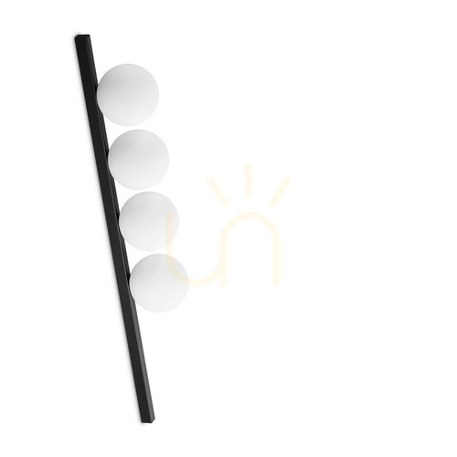Sprawdź Plafon Ideallux BINOMIO 310688 czarny 4xG9 86 cm