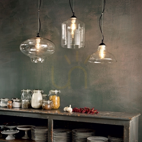 Sprawdź Lampa wisząca Ideallux Bistro SP1 Round Fume 120904 E27 40 cm przydymiona