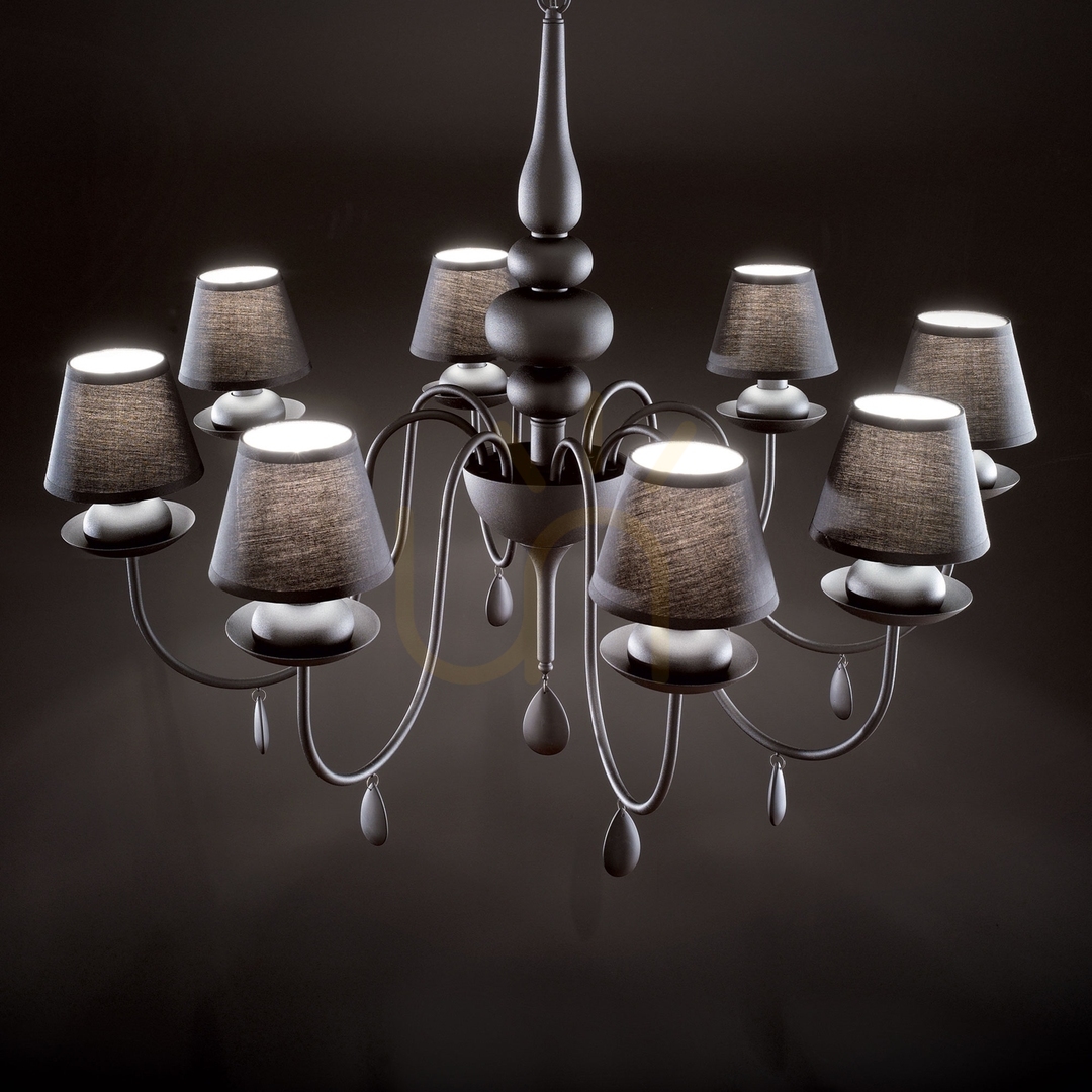 Obejrzyj Lampa wisząca Ideallux Blanche 035581 biała 6xE14 78 cm Lampa wisząca Ideallux Blanche 035581 biała 6xE14 78 cm