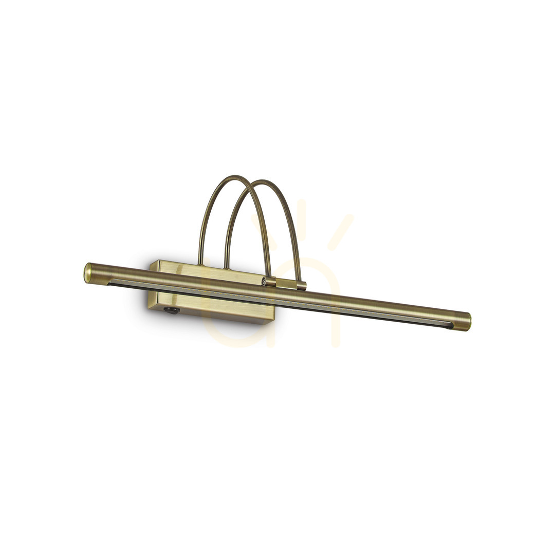 Sprawdź Kinkiet Ideallux BOW 121161 LED 4,6W mosiężny 46 cm Kinkiet Ideallux BOW 121161 LED 4,6W mosiężny 46 cm