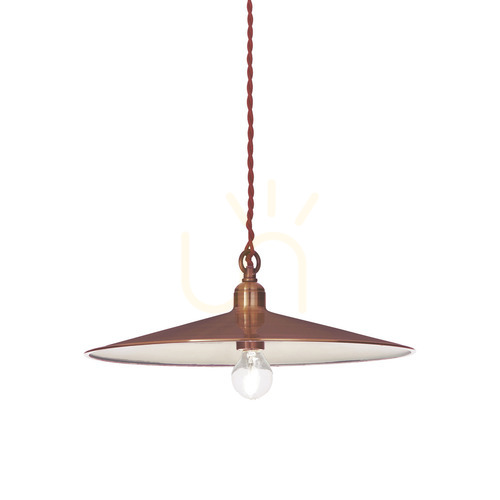 Sprawdź Lampa wisząca Ideallux CANTINA 112732 miedziana E27 35 cm
