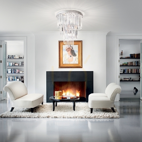 Sprawdź Plafon Ideallux Carlton PL8 chrom 8xE14 40 cm 168920