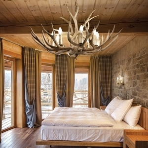 Lampa wisząca Ideallux Chalet 115504 beżowa 8xE14 91 cm 2 Lampa wisząca Ideallux Chalet 115504 beżowa 8xE14 91 cm small 2