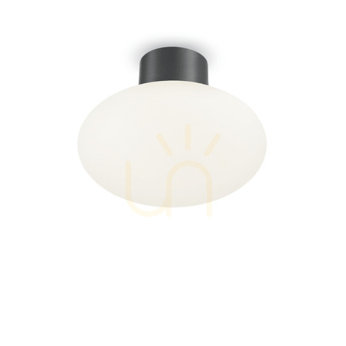 Sprawdź Plafon zewnętrzny Ideallux CLIO 148861 antracyt E27 1x42W IP44 9 cm