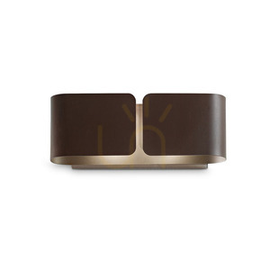 Kinkiet Ideallux CLIP 170923 brązowy G9 2x40W 25 cm 0 Kinkiet Ideallux CLIP 170923 brązowy G9 2x40W 25 cm small 0