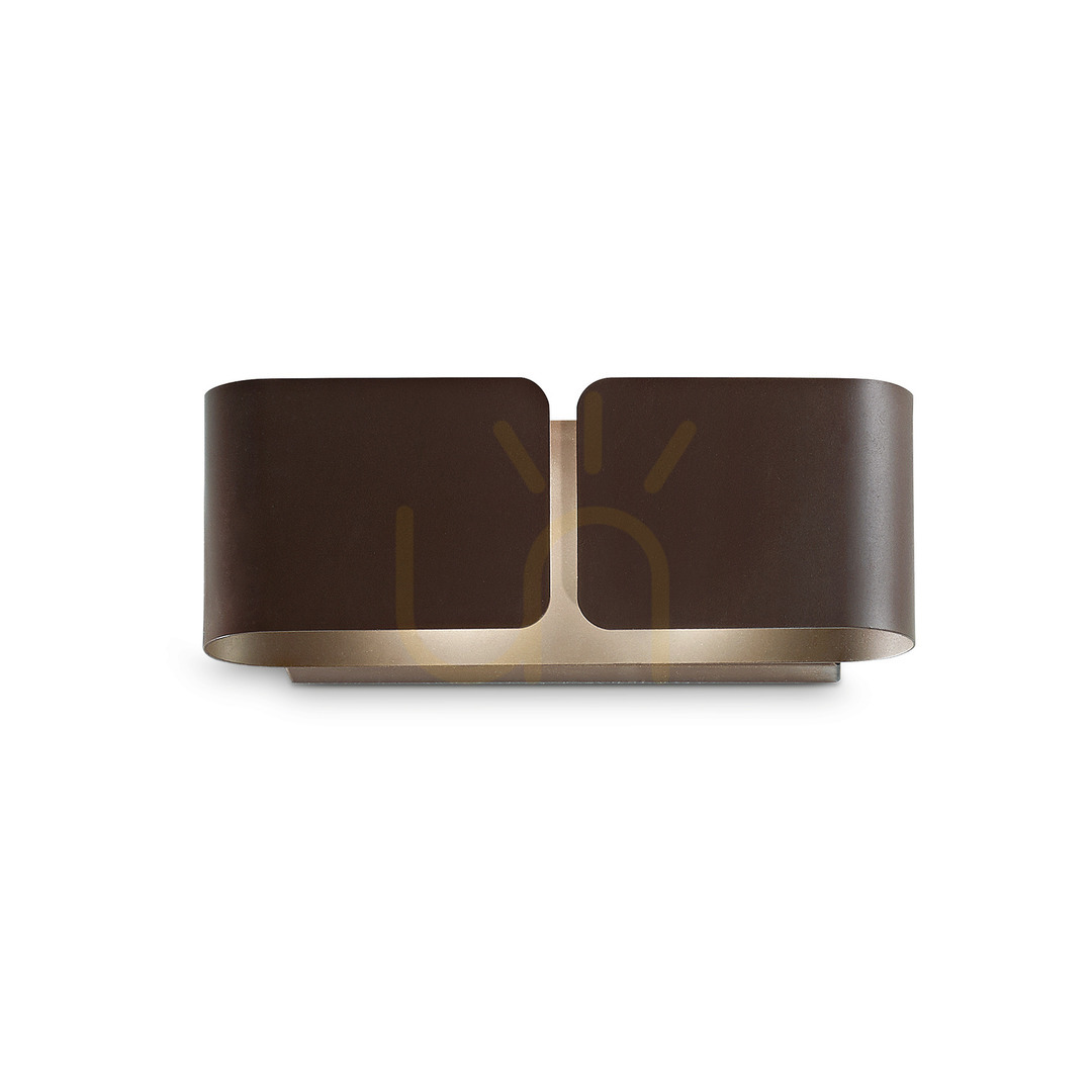 Sprawdź Kinkiet Ideallux CLIP 170923 brązowy G9 2x40W 25 cm Kinkiet Ideallux CLIP 170923 brązowy G9 2x40W 25 cm