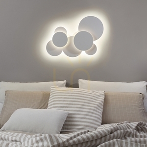 Plafon LED Ideallux Cloud 263519 biały 33W 52 cm small 1