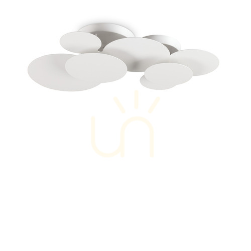 Sprawdź Plafon LED Ideallux Cloud 285207 biały 46W 74 cm