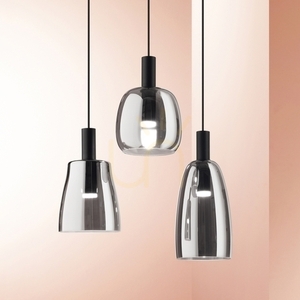 Lampa wisząca Ideallux COCO 275543 LED 7W przydymiona szklana 14 cm small 1