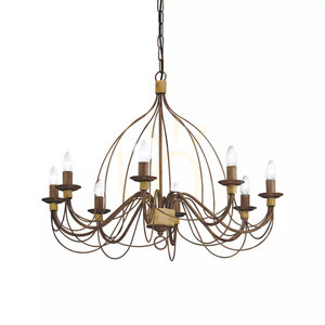 Lampa wisząca Ideallux CORTE 005898 biała 8xE14 80 cm 2 Lampa wisząca Ideallux CORTE 005898 biała 8xE14 80 cm small 2