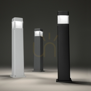 Lampa zewnętrzna stojąca Ideallux COSMO 187884 szara 80 cm GX53 IP55 small 2