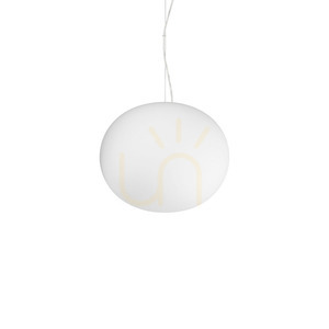 Lampa wisząca Ideallux Cotton 297767 biała E27 1x42W 30 cm small 0