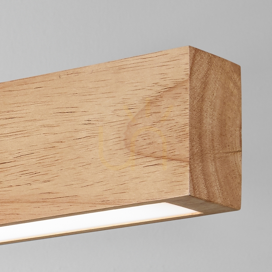 Obejrzyj Lampa wisząca Ideallux CRAFT 284460 LED 32W drewniana 110 cm czarna Lampa wisząca Ideallux CRAFT 284460 LED 32W drewniana 110 cm czarna