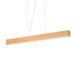 Lampa wisząca Ideallux CRAFT 284460 LED 32W drewniana 110 cm czarna 0 Lampa wisząca Ideallux CRAFT 284460 LED 32W drewniana 110 cm czarna small 0