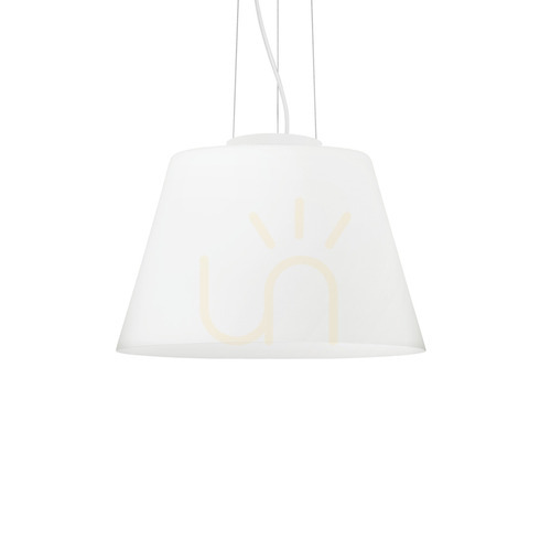 Sprawdź Lampa wisząca Ideallux Cylinder 025438 biała E27 40,5 cm