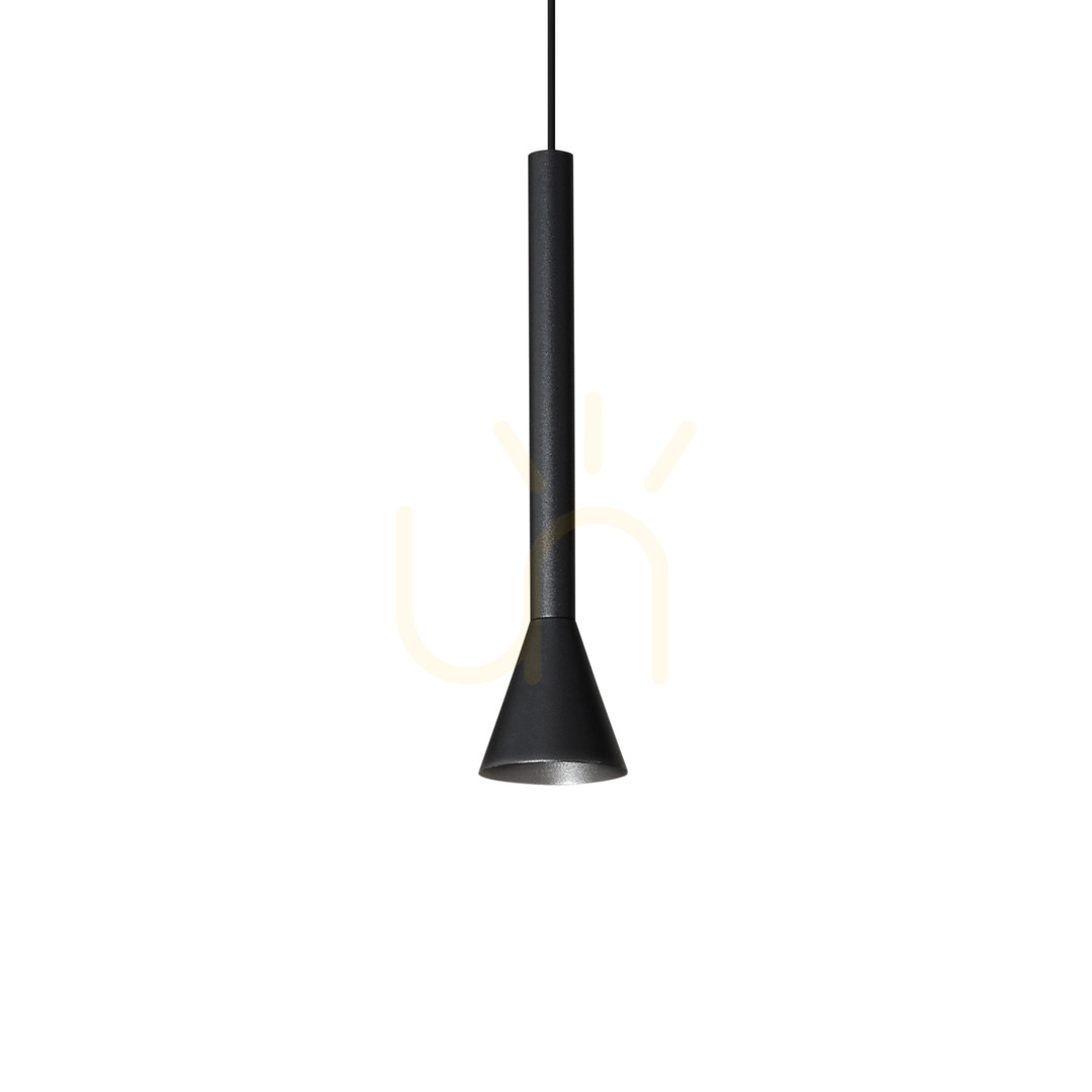 Sprawdź Lampa wisząca Ideallux DIESIS 279770 czarna LED 7W 6 cm Lampa wisząca Ideallux DIESIS 279770 czarna LED 7W 6 cm