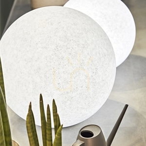 Lampa zewnętrzna stojąca Ideallux Doris 195506 biała kula ogrodowa E27 78 cm IP44 small 4