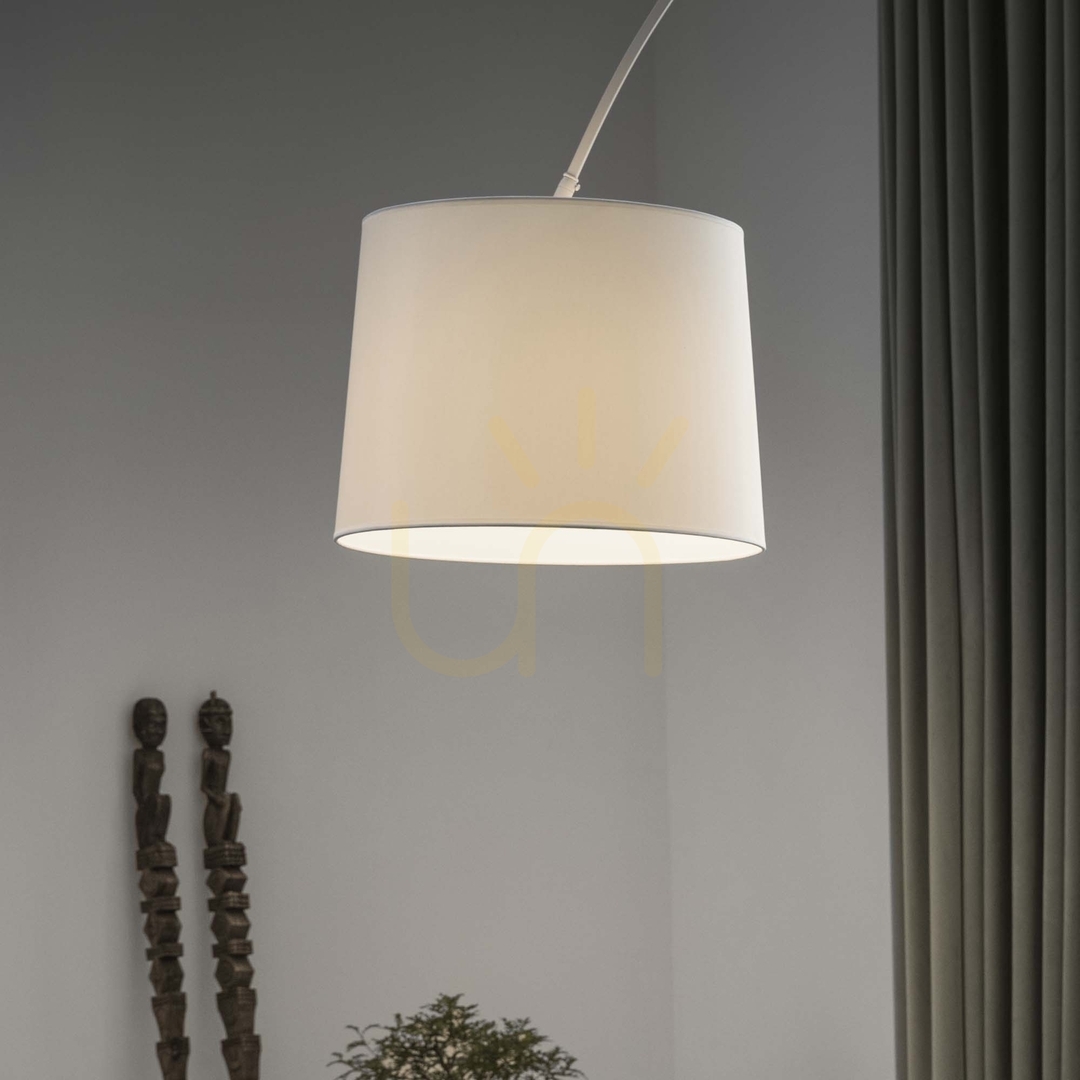 Wyświetl Lampa stojąca Ideallux DORSALE biała E27 1x60W 286686 Lampa stojąca Ideallux DORSALE biała E27 1x60W 286686