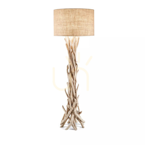 Sprawdź Lampa stojąca Ideallux Driftwood 148939 drewniana E27 55 cm