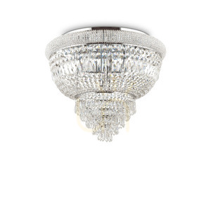 Plafon kryształowy Ideallux Dubai 207186 chrom 6xE14 52 cm 0 Plafon kryształowy Ideallux Dubai 207186 chrom 6xE14 52 cm small 0