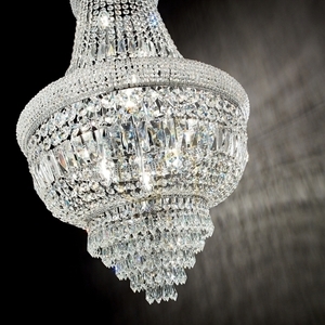 Lampa wisząca Ideallux Dubai 215969 chrom kryształ 10xE14 52 cm 3 Lampa wisząca Ideallux Dubai 215969 chrom kryształ 10xE14 52 cm small 3