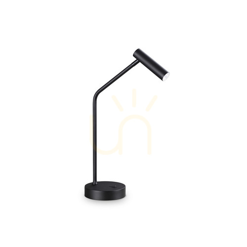 Sprawdź Lampa stołowa Ideallux EASY 295534 czarna LED 3,5W 46 cm