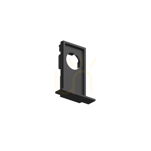 Sprawdź Zaślepka do montażu wpuszczanego Ideallux EGO 320533 czarna Ø3,8 cm