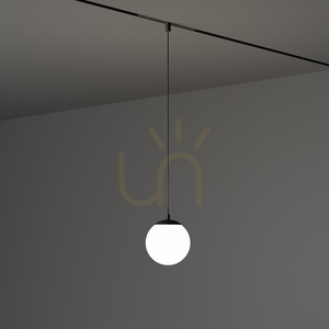 Lampa do szynoprzewodów Ideallux EGO 327525 czarna LED 10W 3000K ⌀22,3 cm small 1