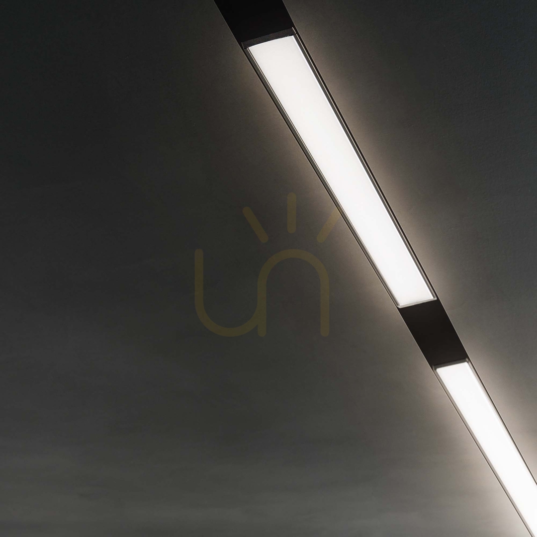Wyświetl Lampa do szynoprzewodów Ideallux EGO 257716 czarna LED 13W 3000K 56,4 cm Lampa do szynoprzewodów Ideallux EGO 257716 czarna LED 13W 3000K 56,4 cm