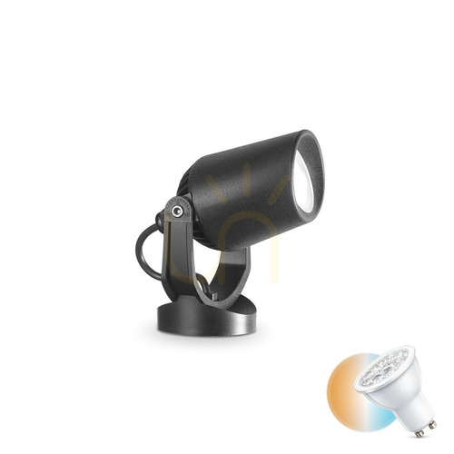 Sprawdź Reflektorek ogrodowy Ideallux ELIO 120201 czarny GU10 IP66 12,5 cm