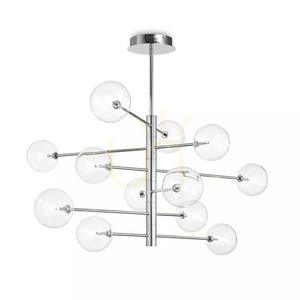 Lampa wisząca Ideallux Equinoxe 200125 mosiężna 12xG4 128,1 cm 2 Lampa wisząca Ideallux Equinoxe 200125 mosiężna 12xG4 128,1 cm small 2